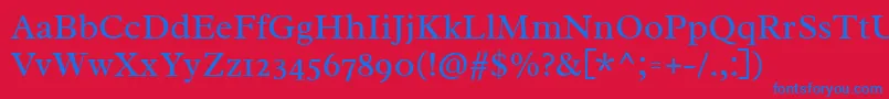 Más sobre la fuente RadleyRegular fuente RadleyRegular – Fuentes Azules Sobre Fondo Rojo
