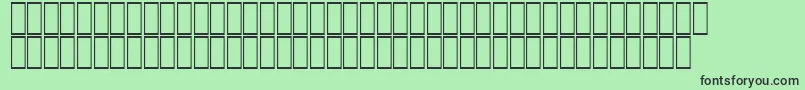 AgaDimnahRegular Font – Black Fonts on Green Background