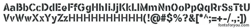 FlamanteStencilBoldFfp-fontti – Fontit PixelLabille
