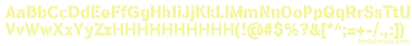 FlamanteStencilBoldFfp Font – Yellow Fonts