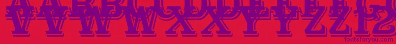More about Cabbagetown Font Cabbagetown Font – Purple Fonts on Red Background