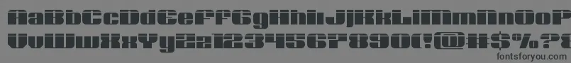 Nolocontendrelaser Font – Black Fonts on Gray Background