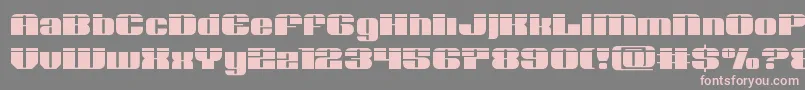 Nolocontendrelaser Font – Pink Fonts on Gray Background