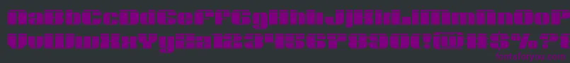 Nolocontendrelaser Font – Purple Fonts on Black Background