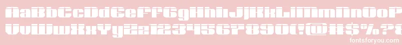 Nolocontendrelaser Font – White Fonts on Pink Background