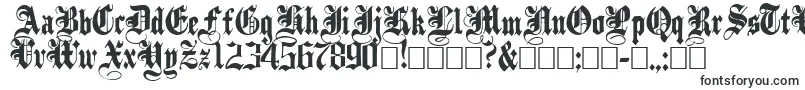 Шрифт PlainblackNormal – шрифты для гербов