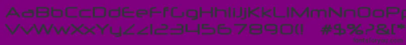 Neurm Font – Black Fonts on Purple Background