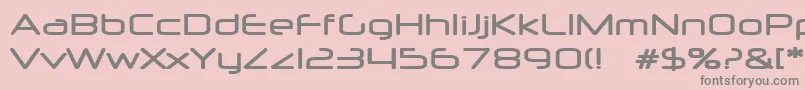 Neurm Font – Gray Fonts on Pink Background