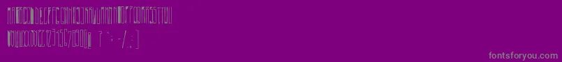 PastaSimpla Font – Gray Fonts on Purple Background