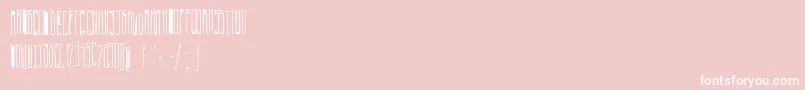 PastaSimpla Font – White Fonts on Pink Background