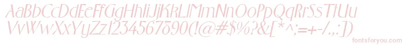 GabrielItalic Font – Pink Fonts