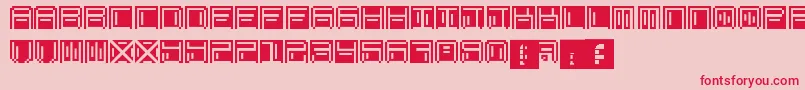 Ohmu Font – Red Fonts on Pink Background