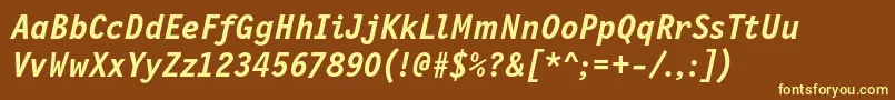 Подробнее о шрифте NewlettergothiccBolditalic Шрифт NewlettergothiccBolditalic – жёлтые шрифты на коричневом фоне