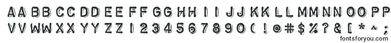 Шрифт Chromosomeheavy – широкие шрифты