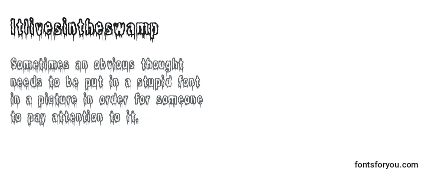 Review of the Itlivesintheswamp Font