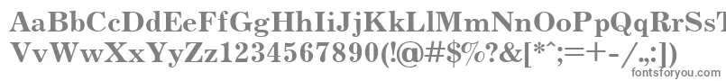 フォントJournalBoldCyrillic – 白い背景に灰色の文字