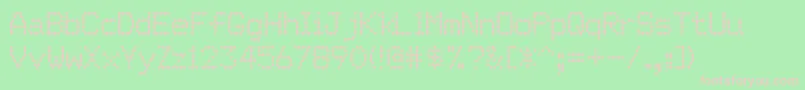 Matricha Font – Pink Fonts on Green Background