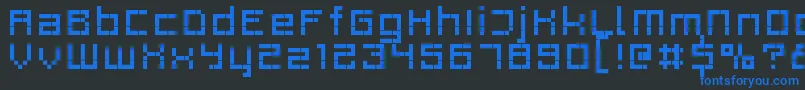 More about Rittswoodprofile6Regular Font Rittswoodprofile6Regular Font – Blue Fonts on Black Background