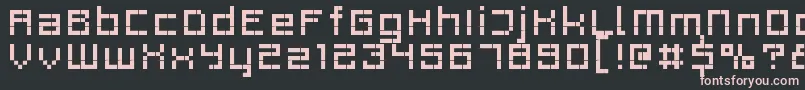 Rittswoodprofile6Regular Font – Pink Fonts on Black Background
