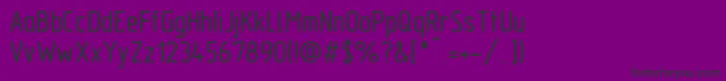 GostTypeABold Font – Black Fonts on Purple Background