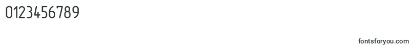 Fonte GostTypeABold – fontes para números e dígitos