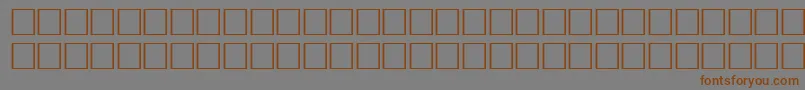 Шрифт Vrfwfr – коричневые шрифты на сером фоне