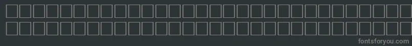 Шрифт Vrfwfr – серые шрифты на чёрном фоне
