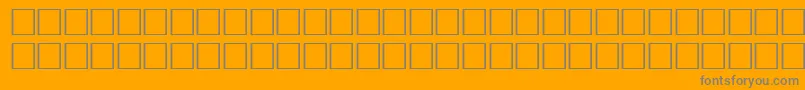 Шрифт Vrfwfr – серые шрифты на оранжевом фоне