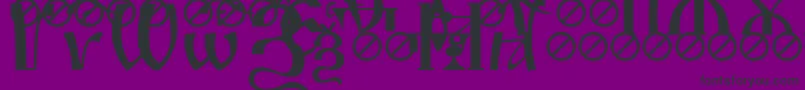 IrmologionSlovotitled Font – Black Fonts on Purple Background