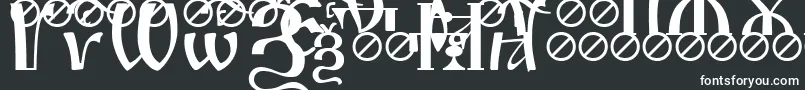 Шрифт IrmologionSlovotitled – белые шрифты