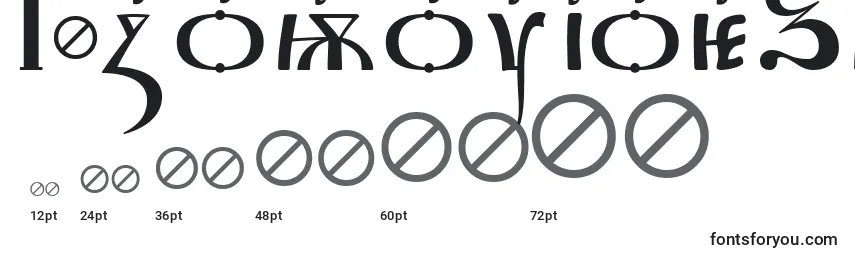 IrmologionSlovotitled Font Sizes