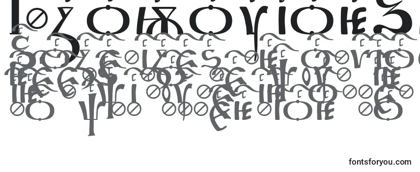 Schriftart IrmologionSlovotitled