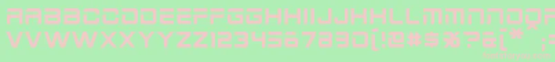 2015Cruiser Font – Pink Fonts on Green Background