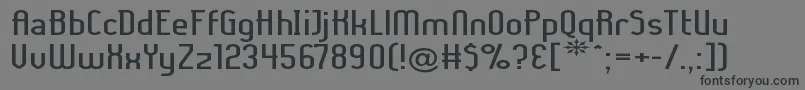 Ladyiex Font – Black Fonts on Gray Background