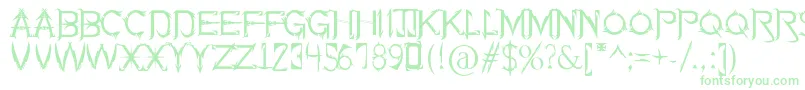 フォントSoulOfHolitterAlternative – 緑のフォント