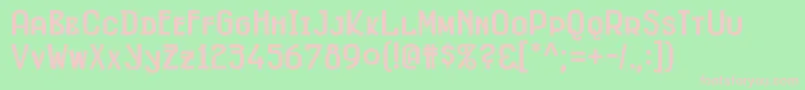 FitzgeraldBlack Font – Pink Fonts on Green Background