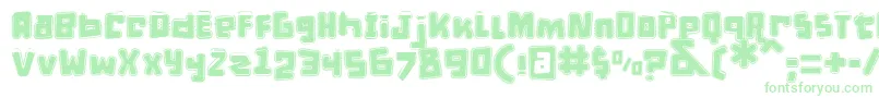 DPuntillasETiptoesSquid Font – Green Fonts on White Background