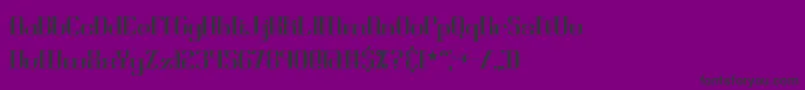 BlackoninautBrk-Schriftart – Schwarze Schriften auf violettem Hintergrund