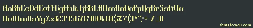 More about BlackoninautBrk Font BlackoninautBrk Font – Yellow Fonts on Black Background