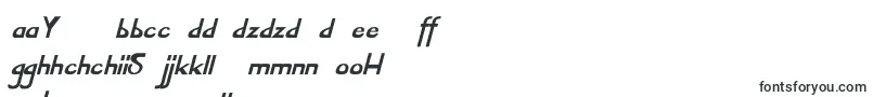 Шрифт VireofontBoldItalic – словацкие шрифты
