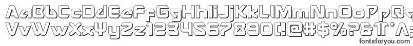 Шрифт Usangel3D – формы шрифтов