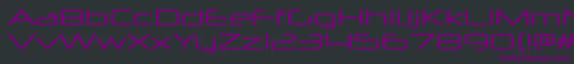 NeuropolxxpRegular Font – Purple Fonts on Black Background