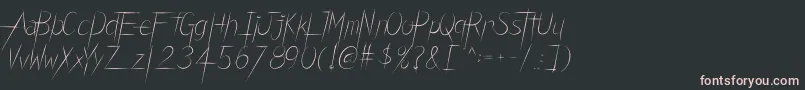 Шрифт CarbonBladeFont – розовые шрифты на чёрном фоне