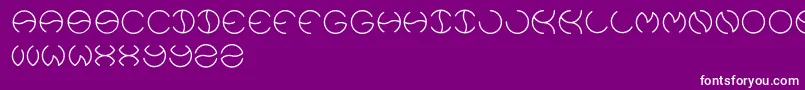 Kristina Font – White Fonts on Purple Background