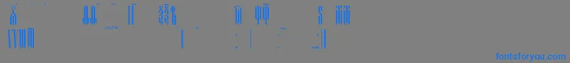 Psaltyrc Font – Blue Fonts on Gray Background