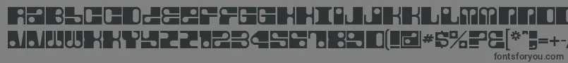 Fonte Fore – fontes pretas em um fundo cinza