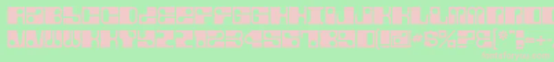 Fore Font – Pink Fonts on Green Background