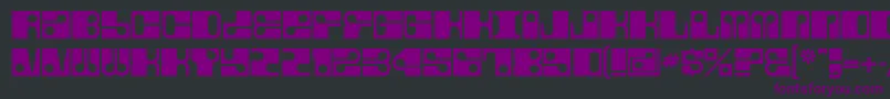 Fore Font – Purple Fonts on Black Background