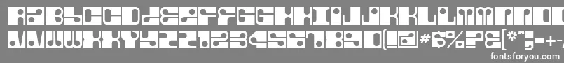 Fore Font – White Fonts on Gray Background