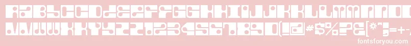 Fore Font – White Fonts on Pink Background